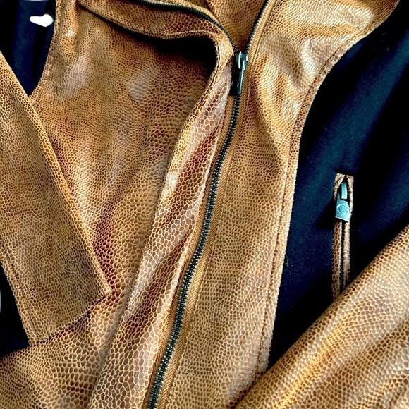 G by Guilliani Faux Leather MOTO Style Jacket Sz Small - Picture 9 of 14